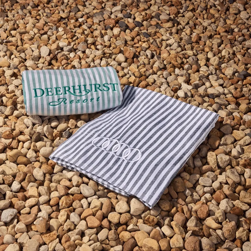 Nautical Cabana Towel (Laser Patch)