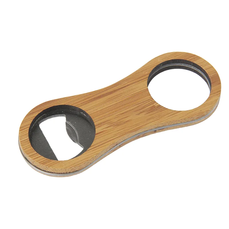 Mini Bamboo Bottle Opener view 2