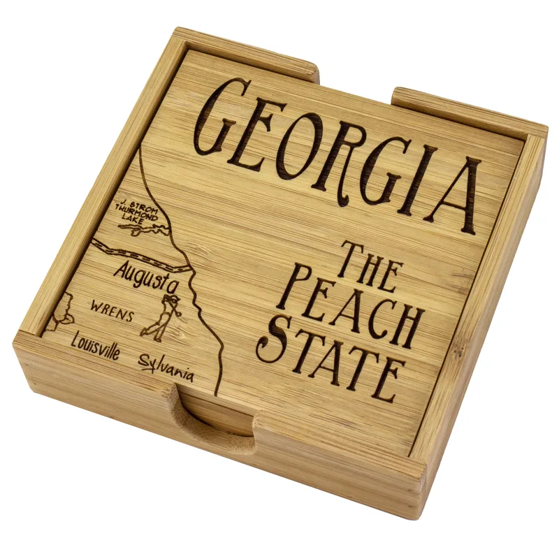 Georgia Puzzle Coaster Set view 5