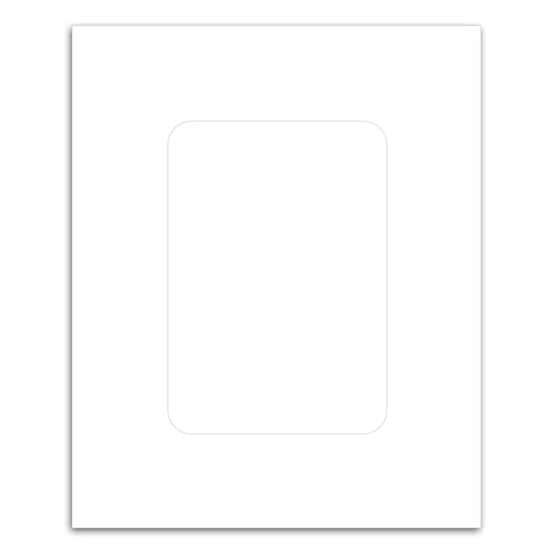 Rectangle Punch Out Picture Frame Magnet view 2