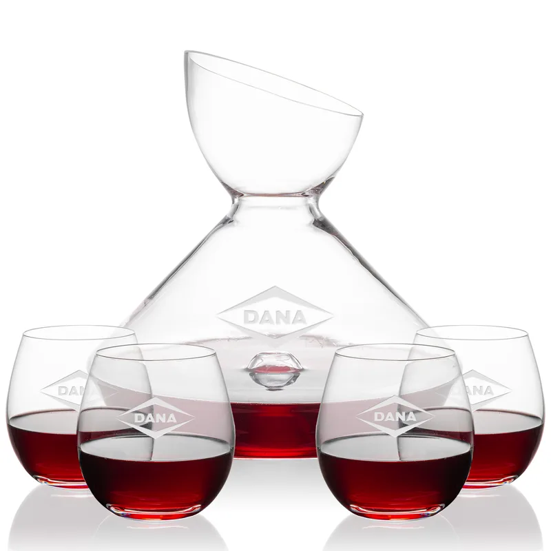 Carafe & 4 Stemless