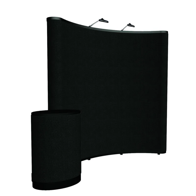 8' Curved Show 'N Rise Floor Display Kit (Fabric) view 5
