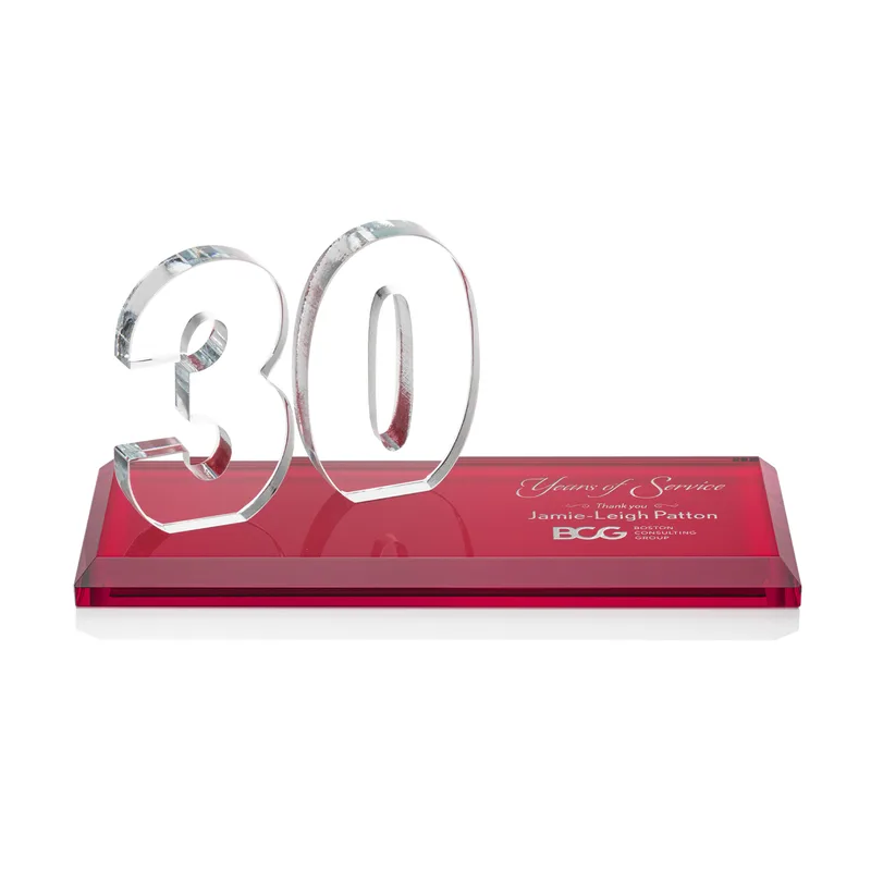 Deep Etch, Red, 30 Years