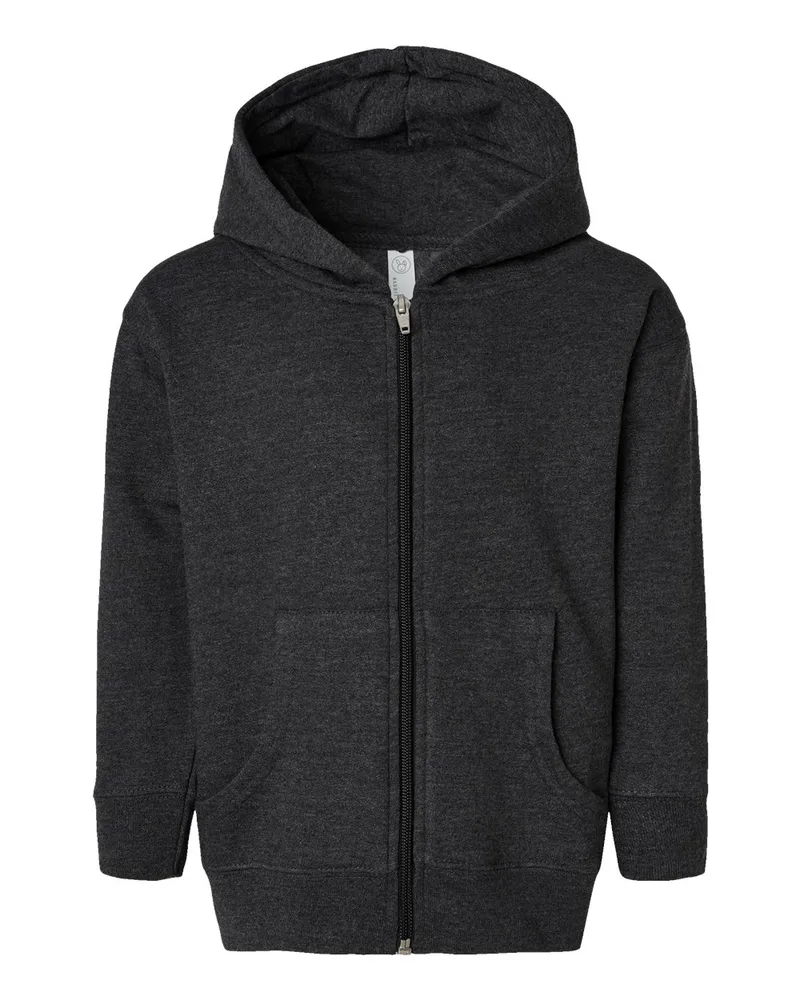 Rabbit Skins® Toddler Full-Zip Fleece Hooded Sweatshirt view 4