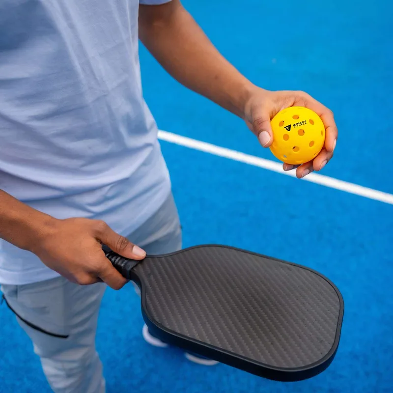Indoor/Outdoor Pickleball Plus Imprinted Balls and Mesh Bag view 4