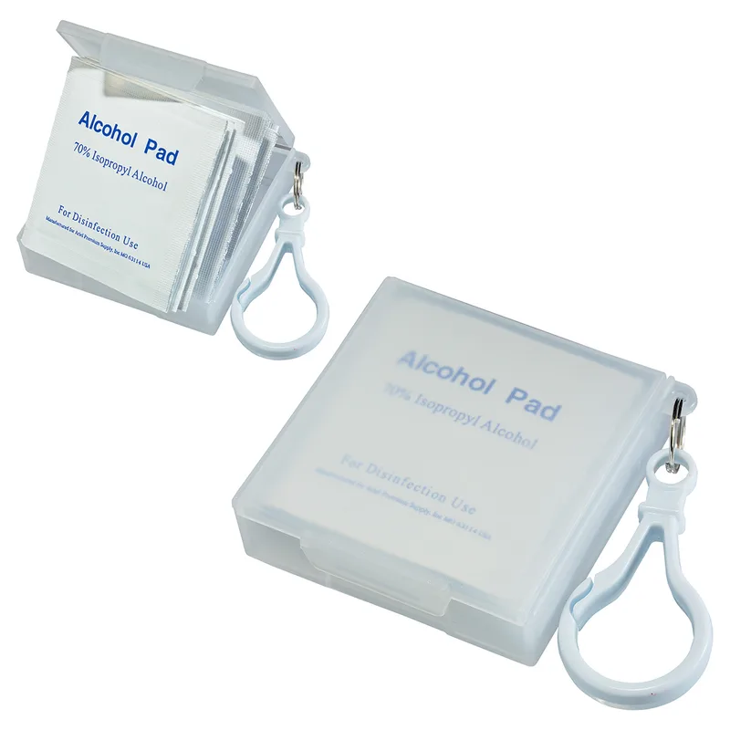 Handy Pack Sanitizing Wipes with Carabiner view 2