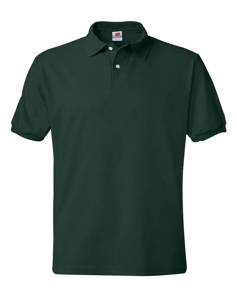 Hanes® Men's EcoSmart® Jersey Polo Shirt view 5