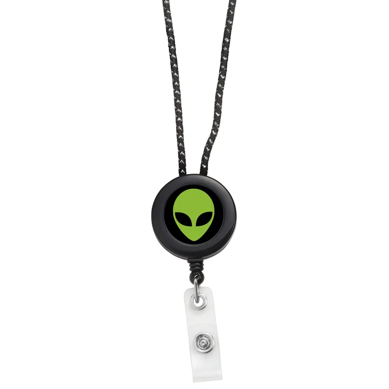 Roped Lanyard Badge Reel view 3
