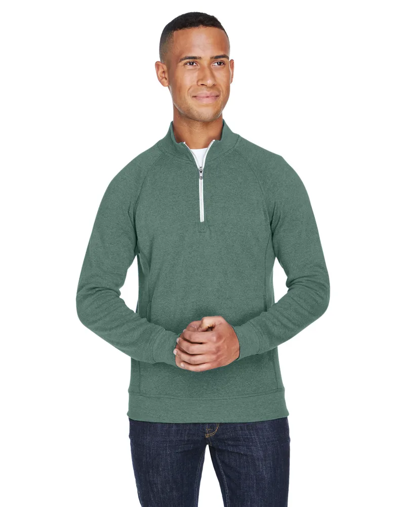 J AMERICA Adult Triblend Fleece Quarter-Zip