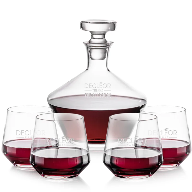 Decanter Set, Decanter & 4 Wine