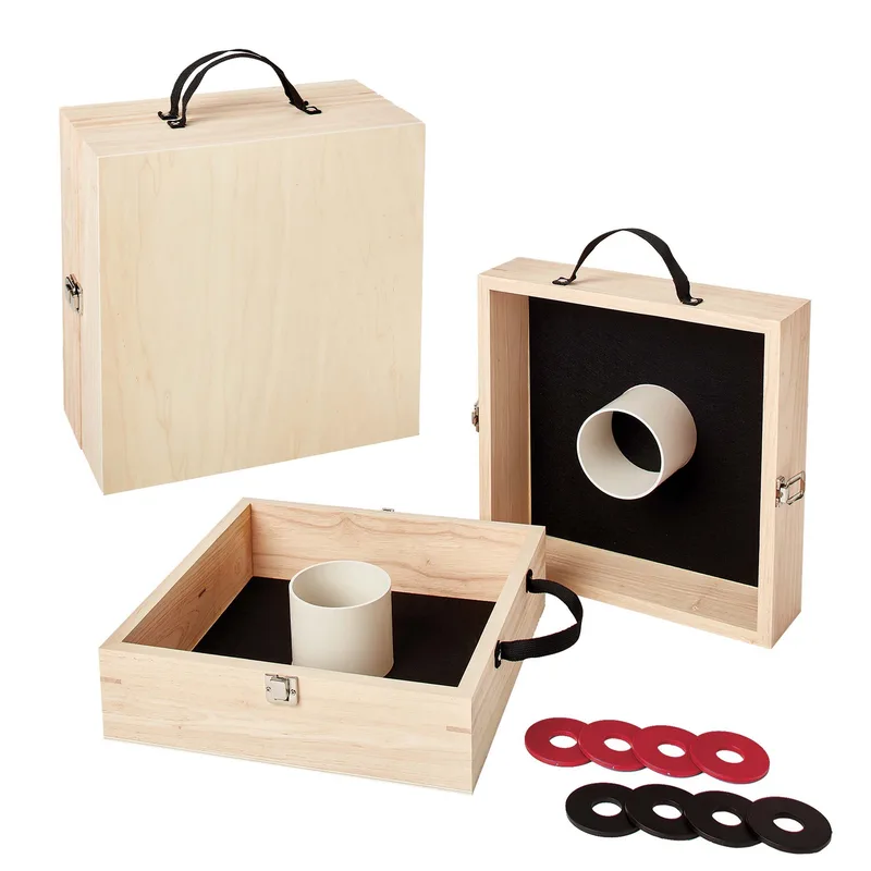 Washer Toss Game Single-Sided with 8 Washers