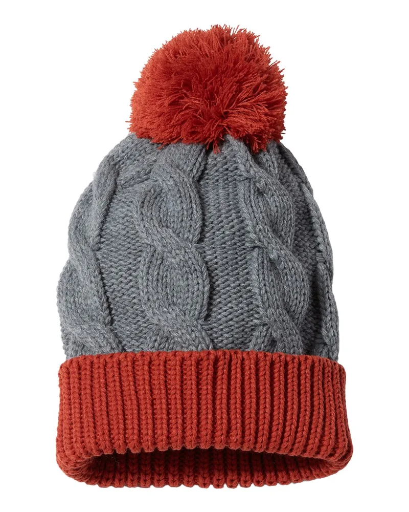 Heather Gray/Rust Orange