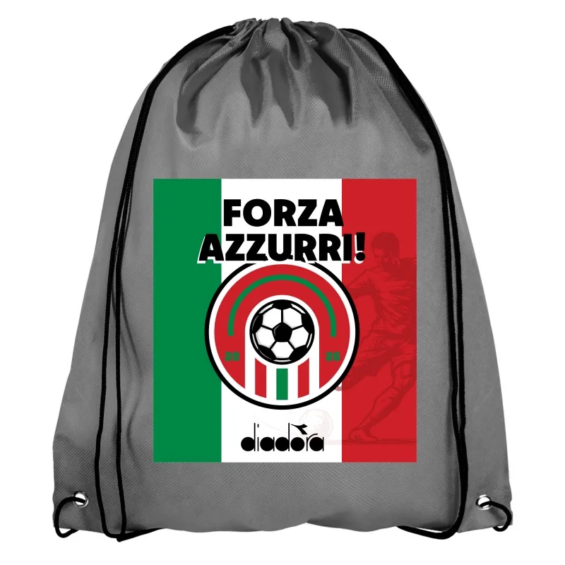 Soccer Sublimated Drawstring Bag view 2