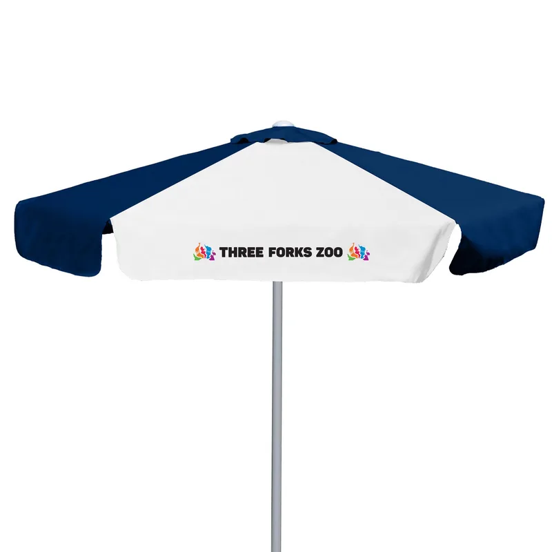 7' E-Z Glide Market Umbrella Kit With Valance (1 Imprint) view 3
