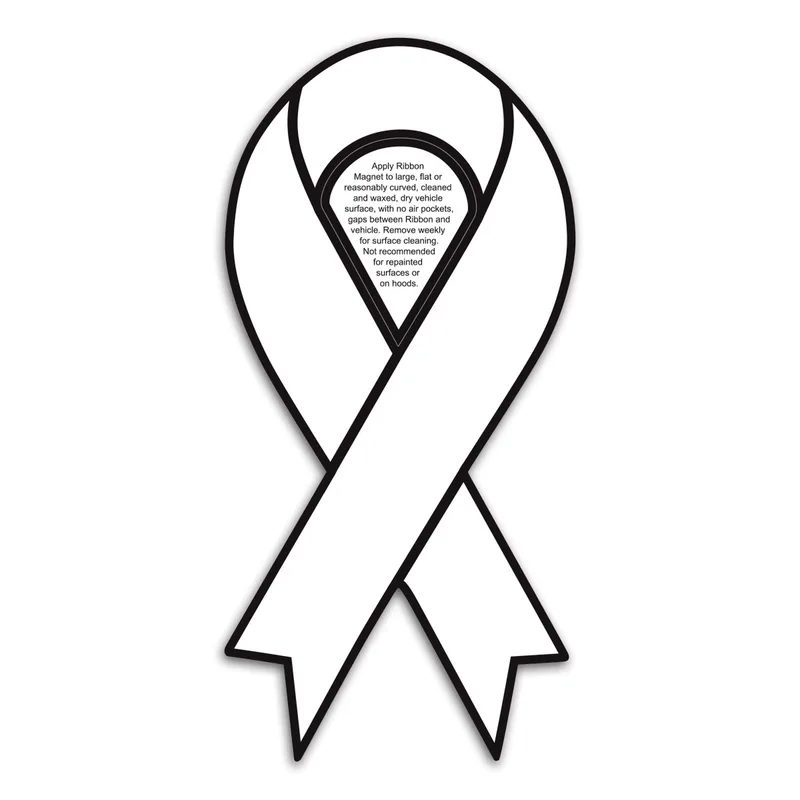 Ribbon Car Sign Magnet view 2