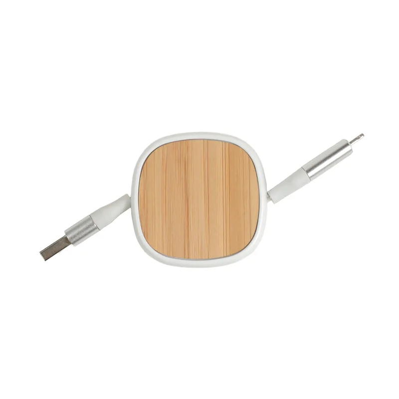 BambooRetract 4-in-1 Charging Cable view 2