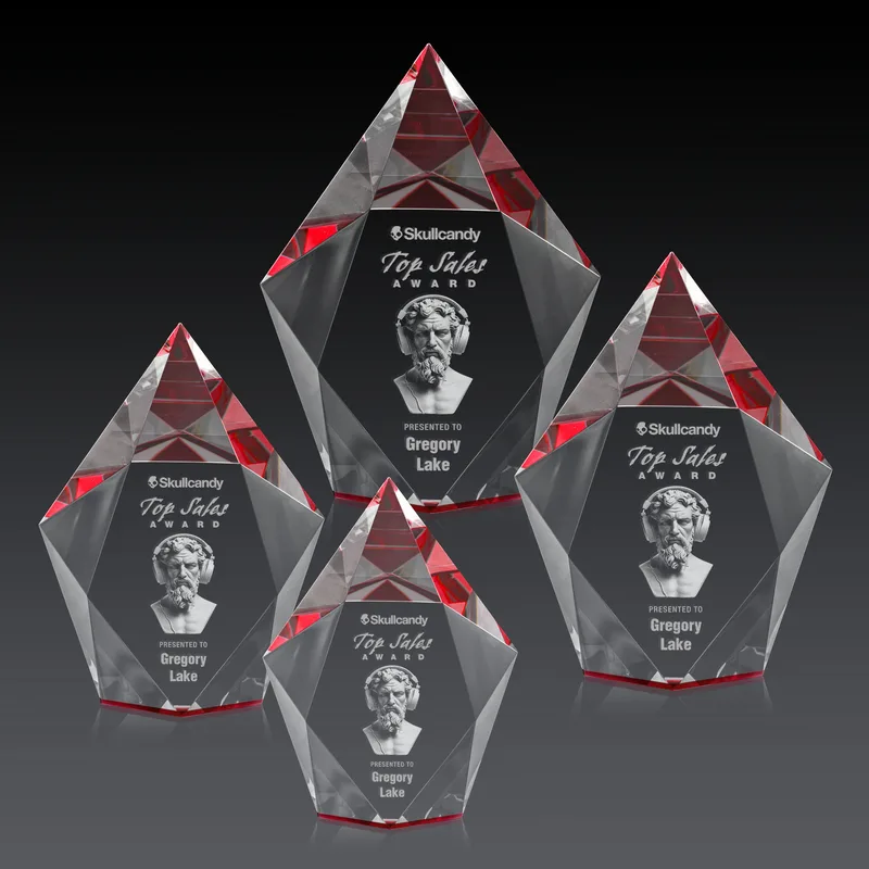 3D Etching, Red