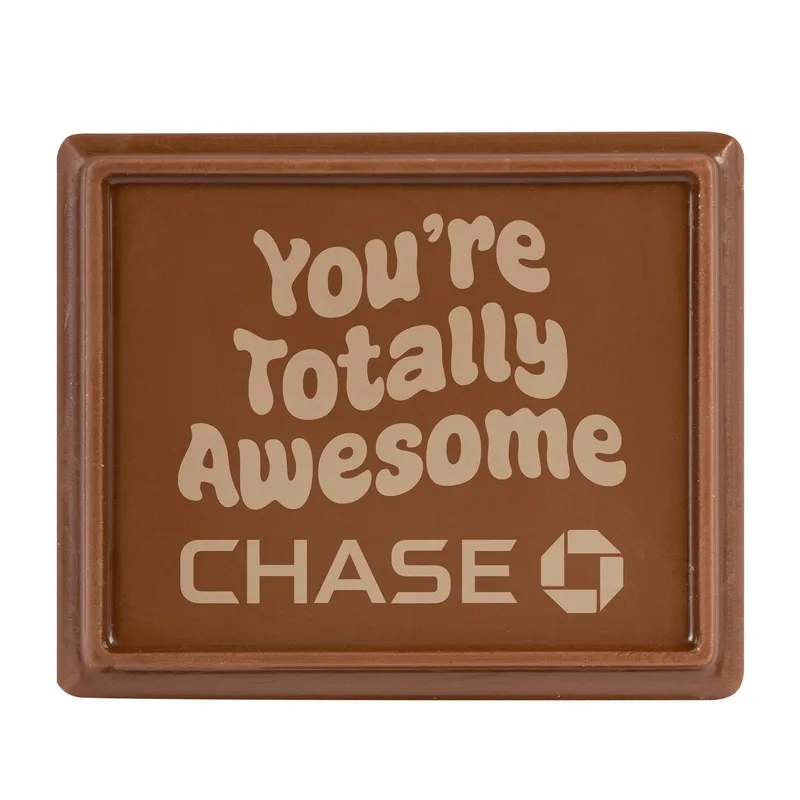 Etched Rectangle Chocolate Cookie view 7