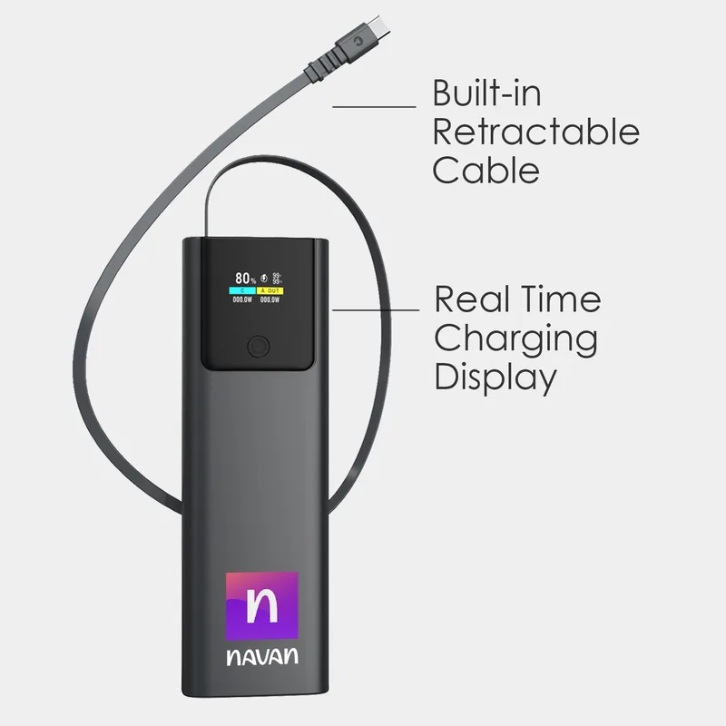 Built-in Retractable Cable