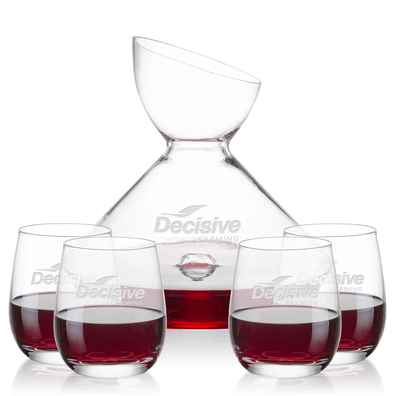 Carafe & 4 Stemless