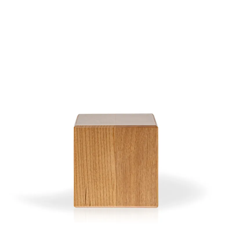 Alder Wood Cube view 2