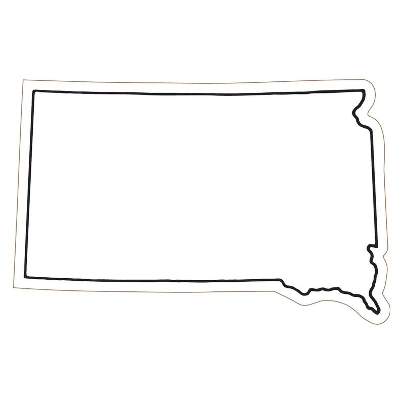 South Dakota State Magnet view 2