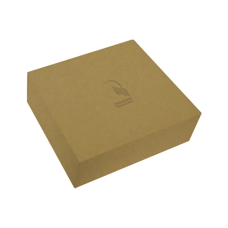 0BOXMEDIUM TAN Deboss