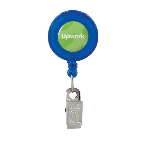 Retractable Badge Reel with Bulldog Clip view 7