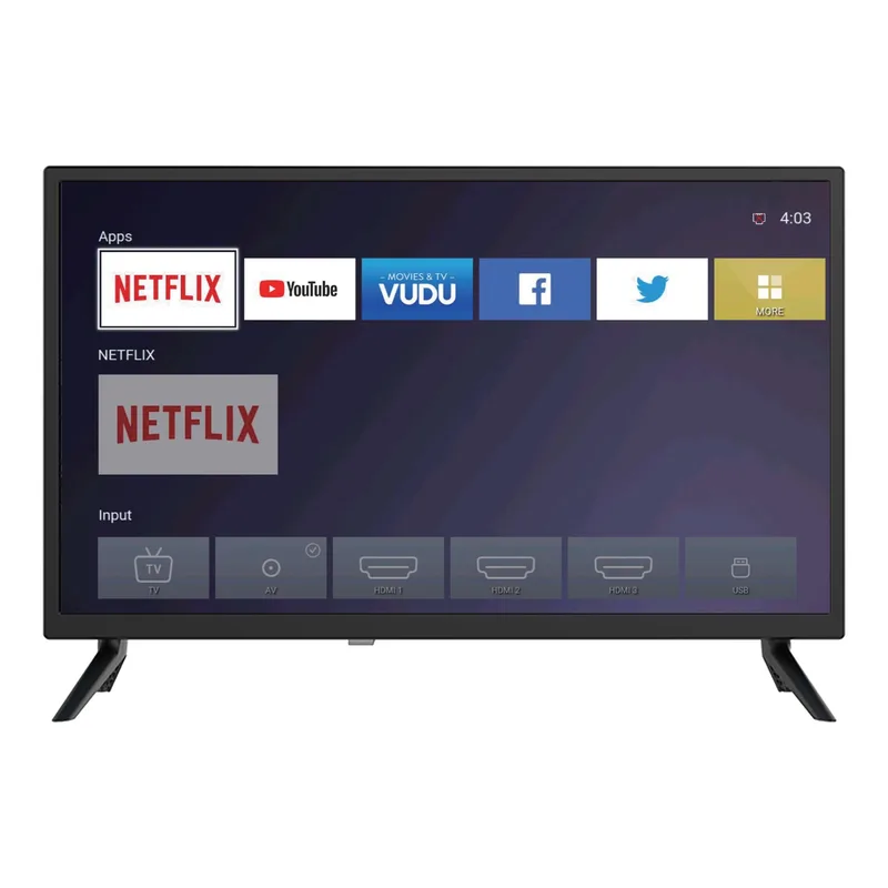 Supersonic 24" Smart Ac/Dc Television