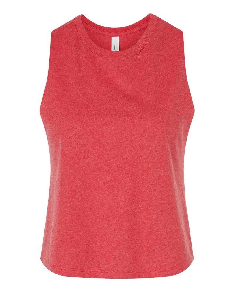 Bella+Canvas® Women's Racerback Cropped Tank Top view 5