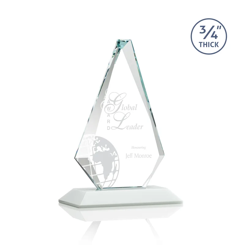 Deep Etch, Standard base, White, 6" x 8.75"