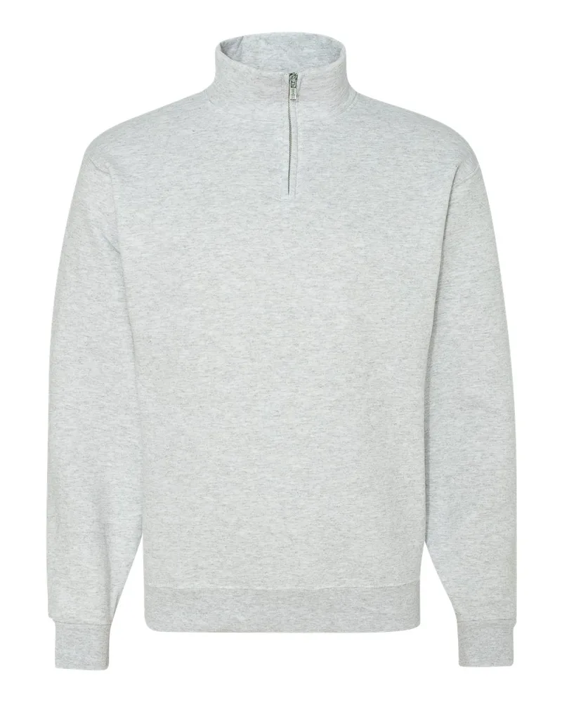 Jerzees® Nublend® Cadet Collar Quarter-Zip Sweatshirt view 3