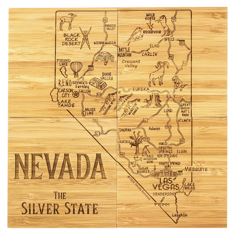 Nevada Puzzle Coaster Set view 3