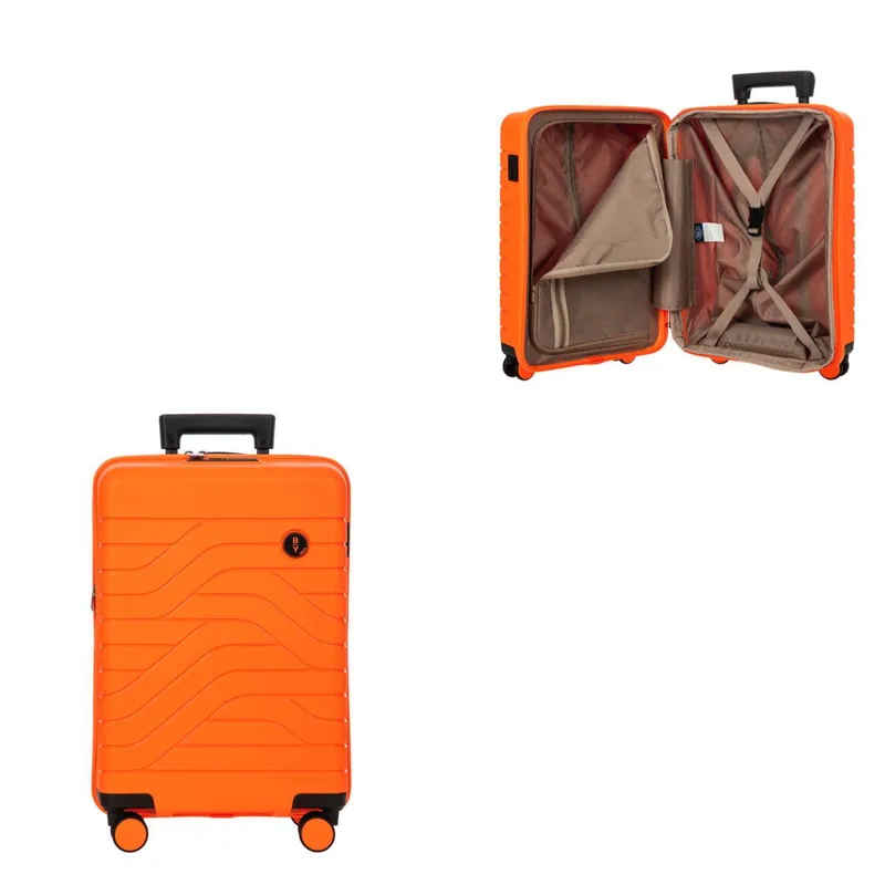Bric's By Ulisse 21" Expandable Spinner Luggage - Orange