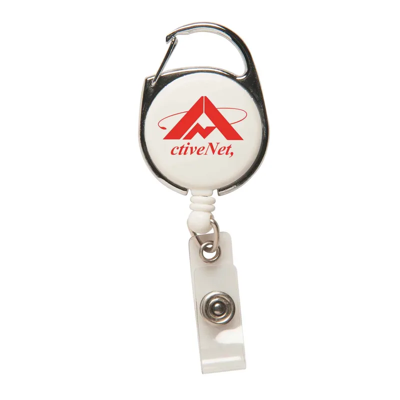 Badge Reel with Carabiner view 5