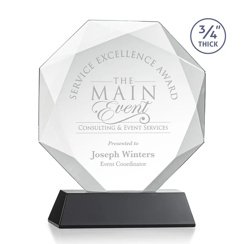 Deep Etch, Newhaven base, Black, 8" x 9.5" x 2"