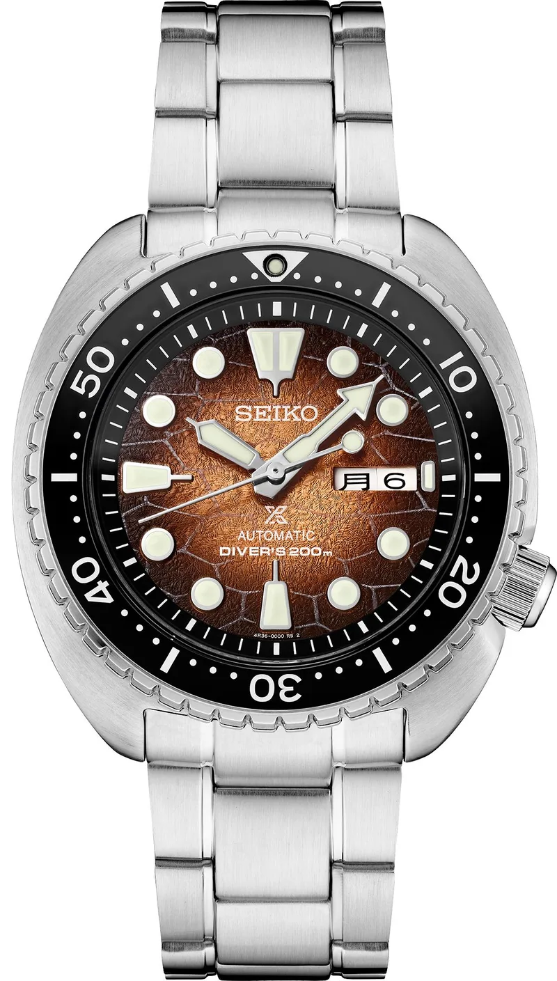 Seiko Watch "King Turtle" Special Edition Brown Prospex