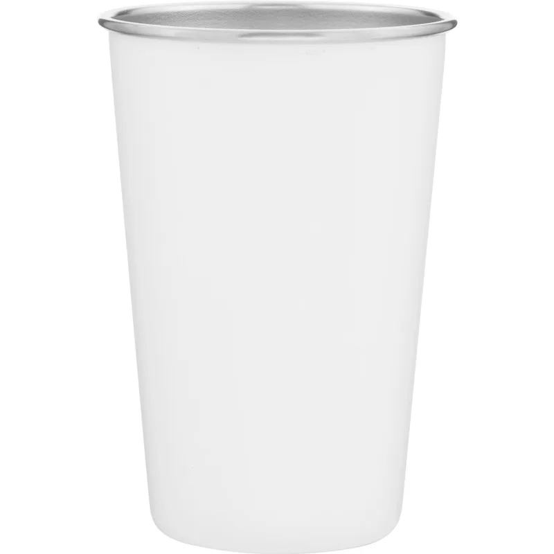 16 oz Ss Pint (Matte White) view 2