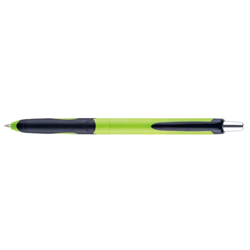 Lime Green/Black/Silver Blank Front View