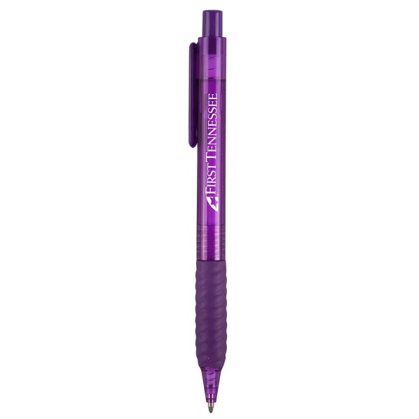 Translucent Purple Logo Front View