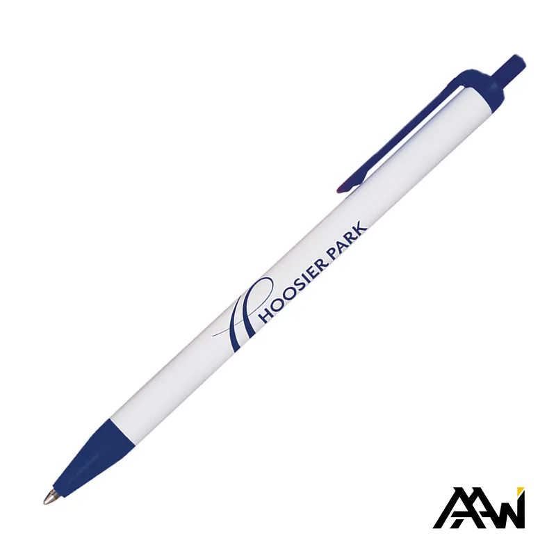 White / Matte Dark Blue