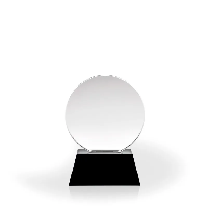 Angelique Clear Circle on Black Base view 2