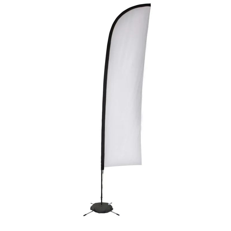 13' Elite Blade Nylon Sail Sign Flag, 1-Sided, Scissor Base view 2