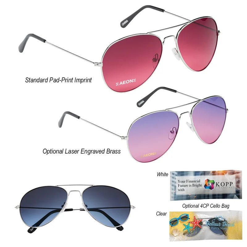 Ocean Gradient Aviator Sunglasses view 2
