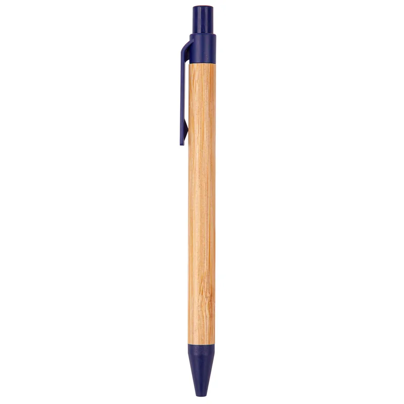 The Albury Bamboo Wheat Straw Click-Action Ballpoint Pen view 3