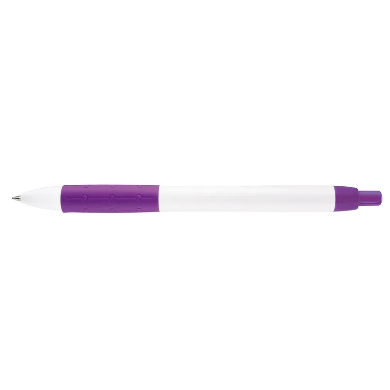 White/Purple Blank Back View
