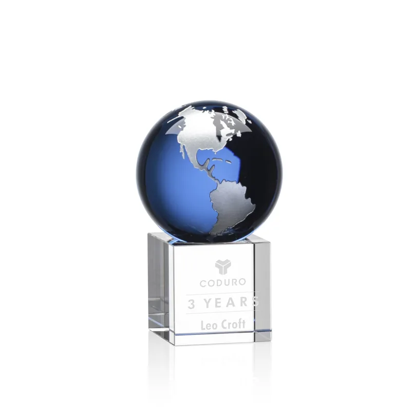 Blue, Silver, 2.375"