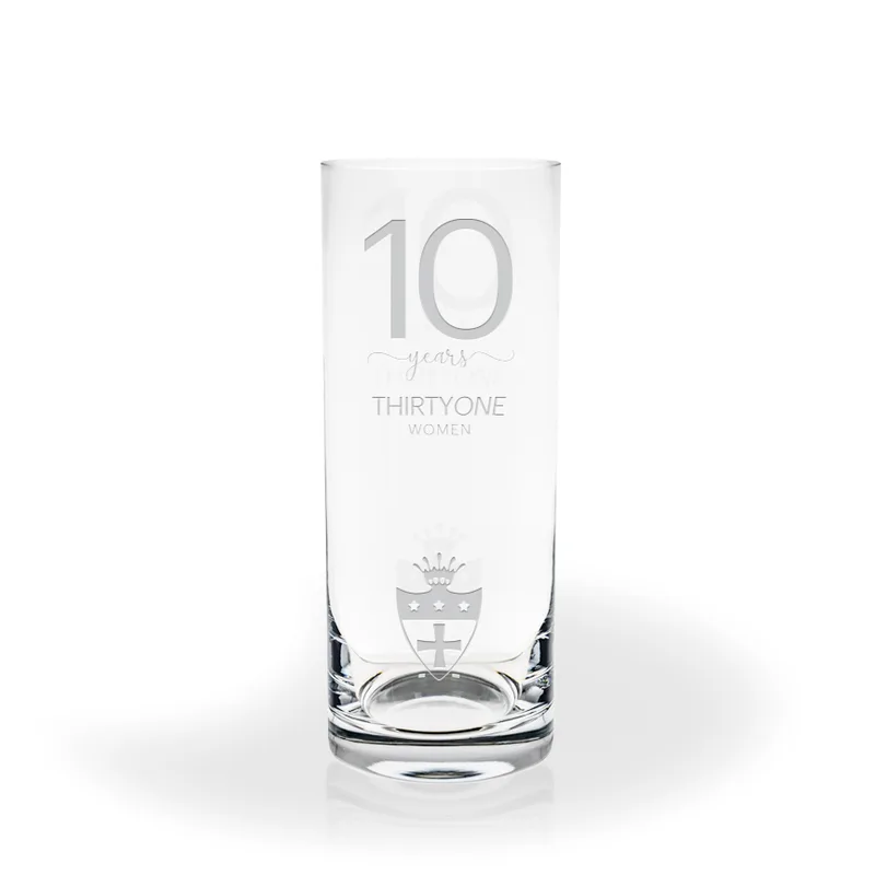 Dominique European Glass Vase
