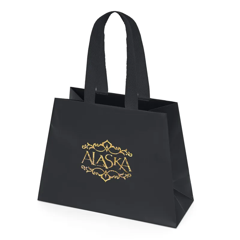 Everest - Trapezoid Eurotote - Foil Print (7 3/4" x 4" x 7 1/2")
