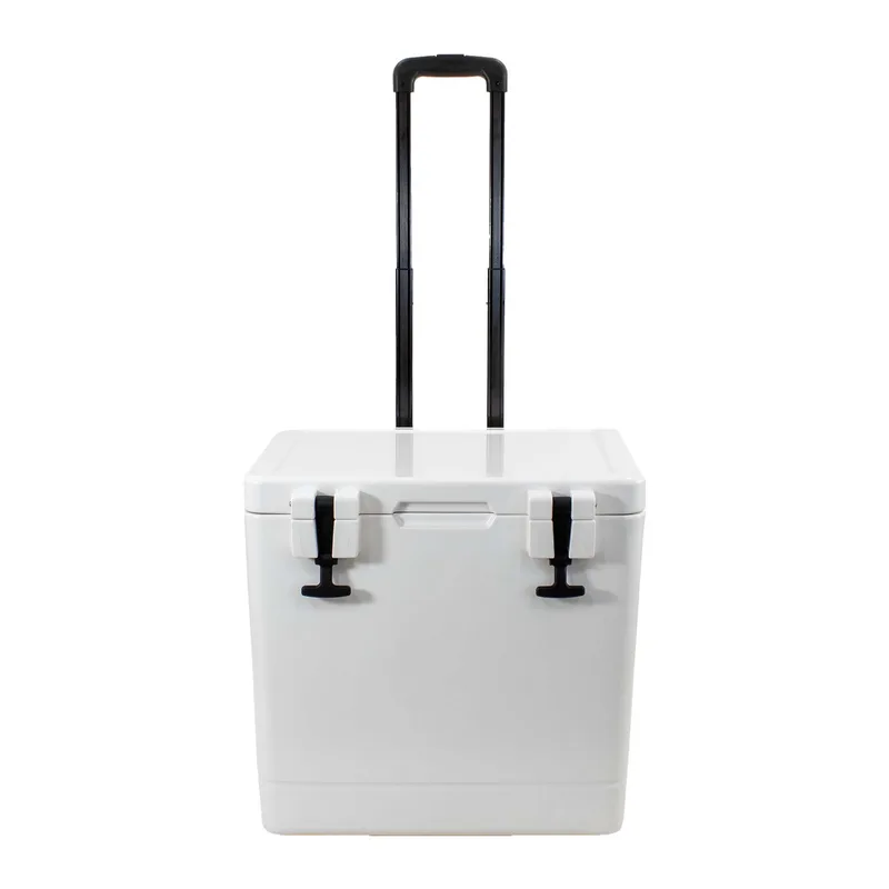 35L OBP Wheeled Explorer Cooler, Front Imprint view 2